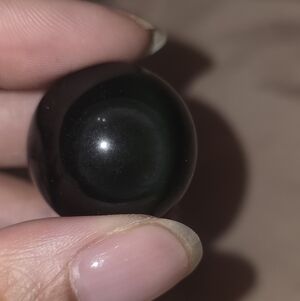 Rainbow Obsidian Sphere